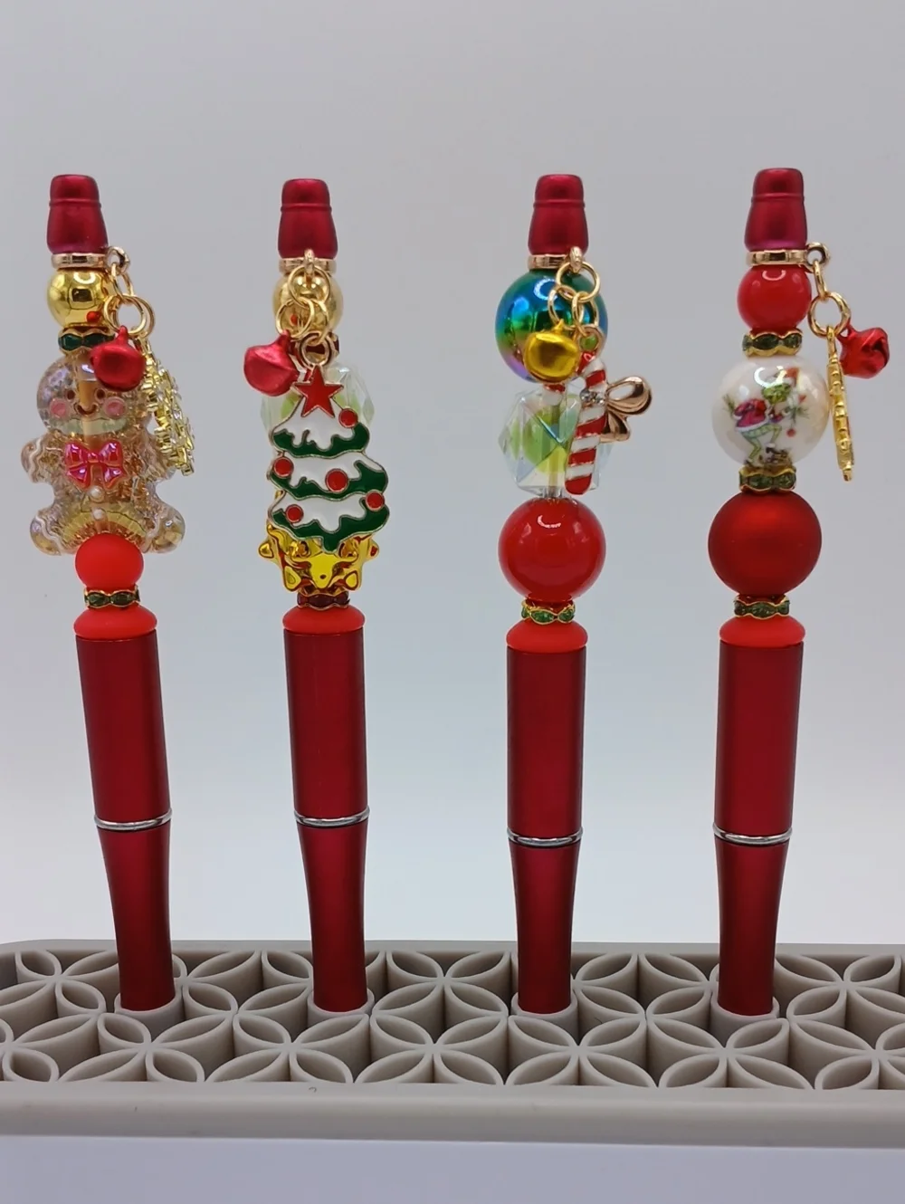 Decorative Holiday Charm Pen Set